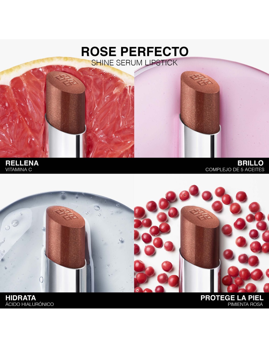 Labial brillante Sérum Rose Perfecto Shine 10