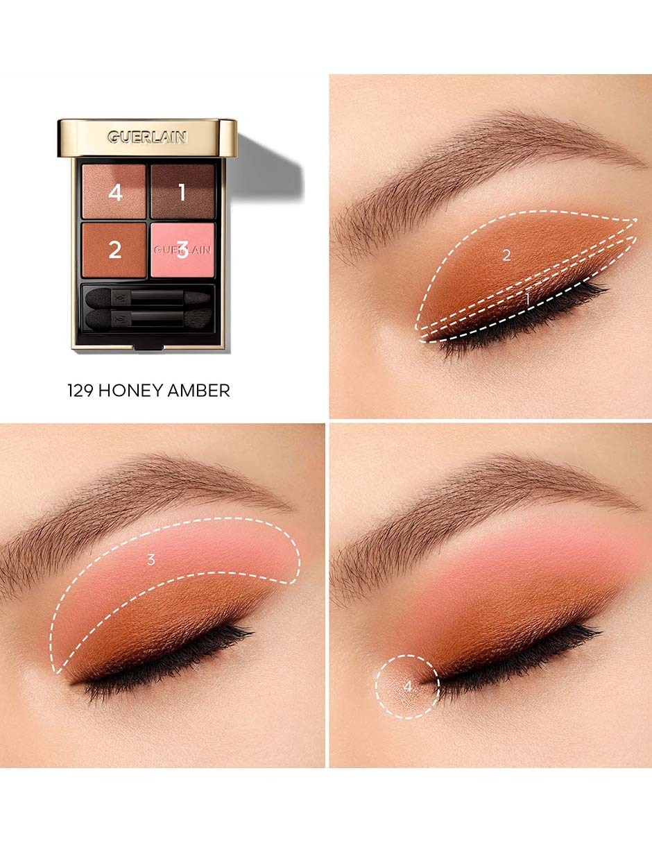 Paleta de sombras Ombres G 4 tonos