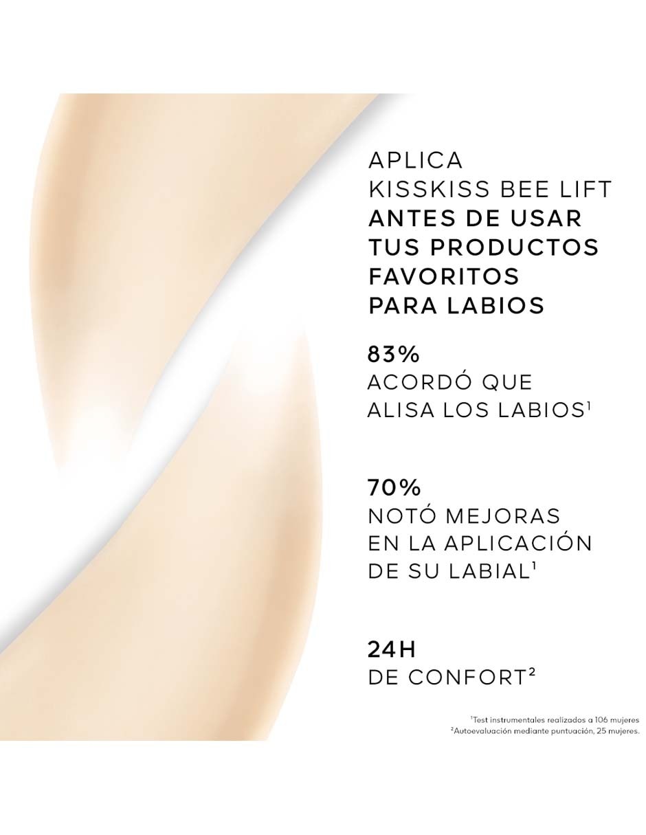 Labial natural Guerlain KissKiss Bee Lift