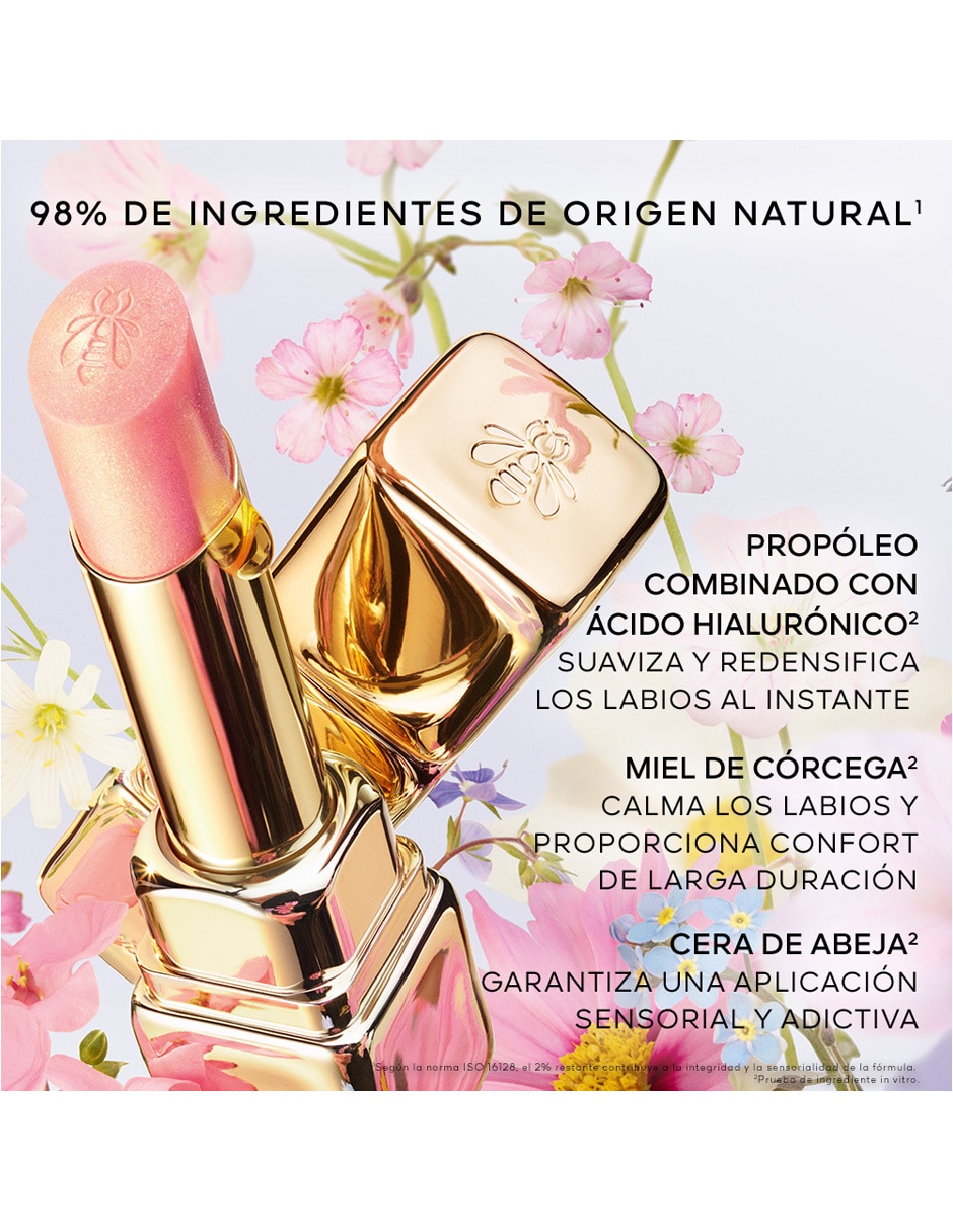 Brillo labial Guerlain KissKiss Bee Glow luminoso