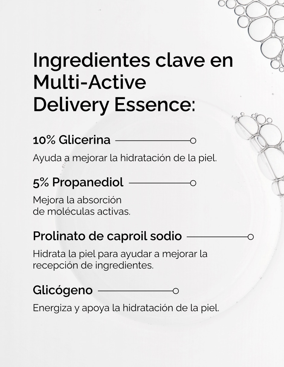 Sérum hidratante facial Multi-Active delivery Essence todo tipo piel 2