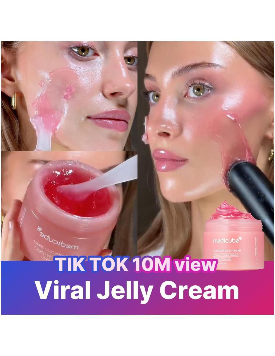 Crema facial recomendada para hidratar de día y noche Collagen Jelly Cream 6