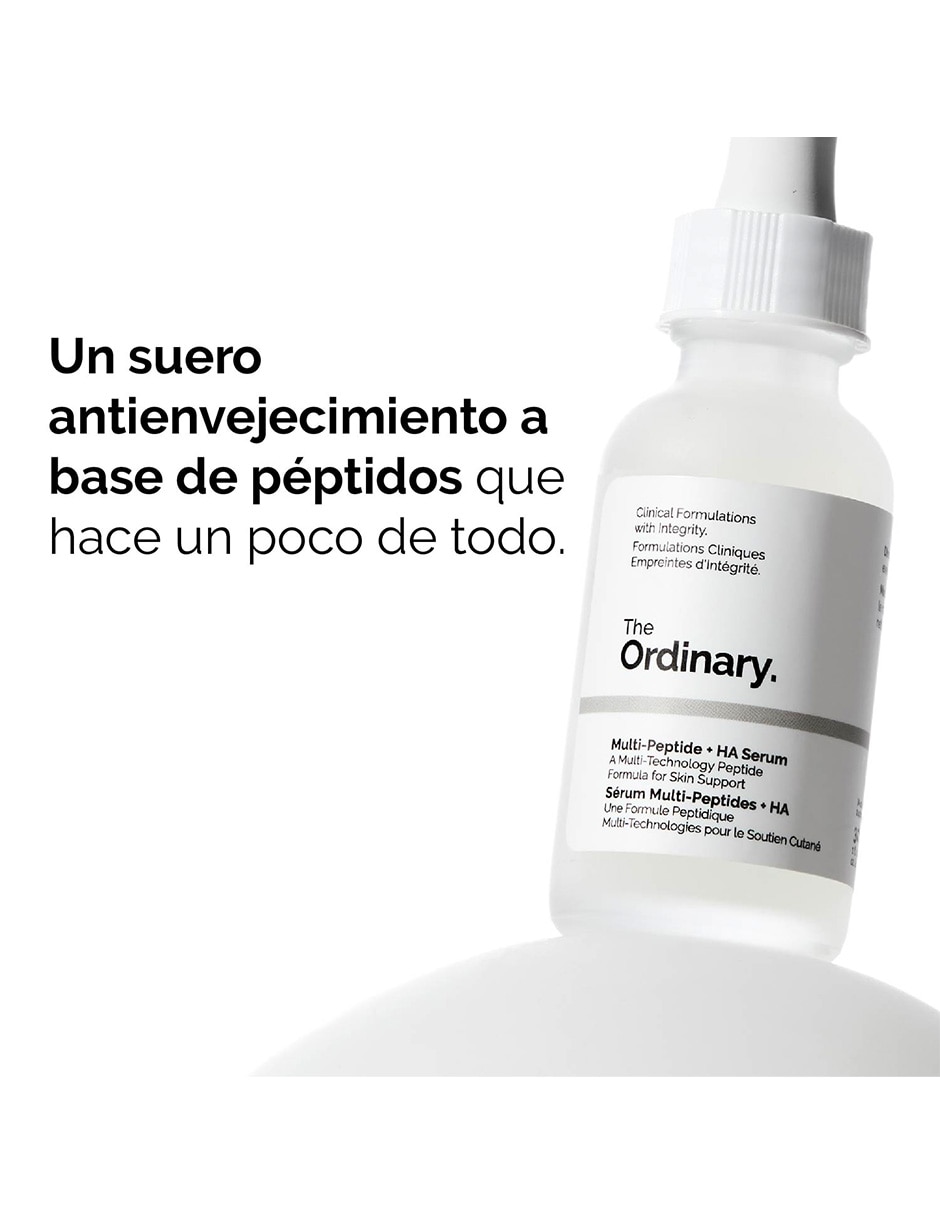 Sérum antiedad facial Multi-Peptide+Ha The Ordinary todo tipo piel