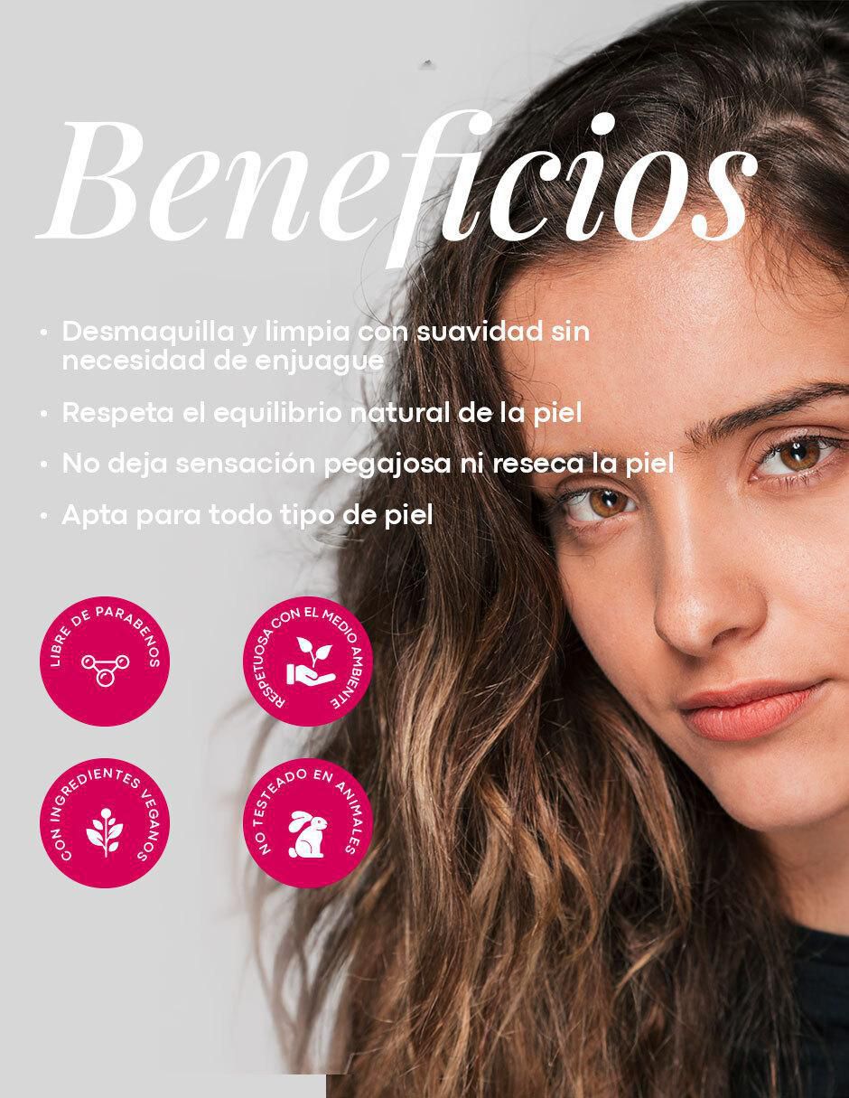 Agua micelar facial piel fresca y sin grasa Serenidad para desmaquillar Agua micelar facial piel fresca y sin grasa Serenidad para desmaquillar