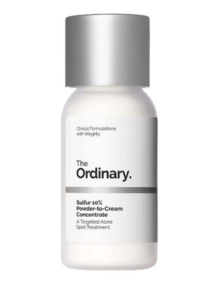 Tratamiento facial Sulfur 10% Powder-To-Cream Concentrate antiacné 1