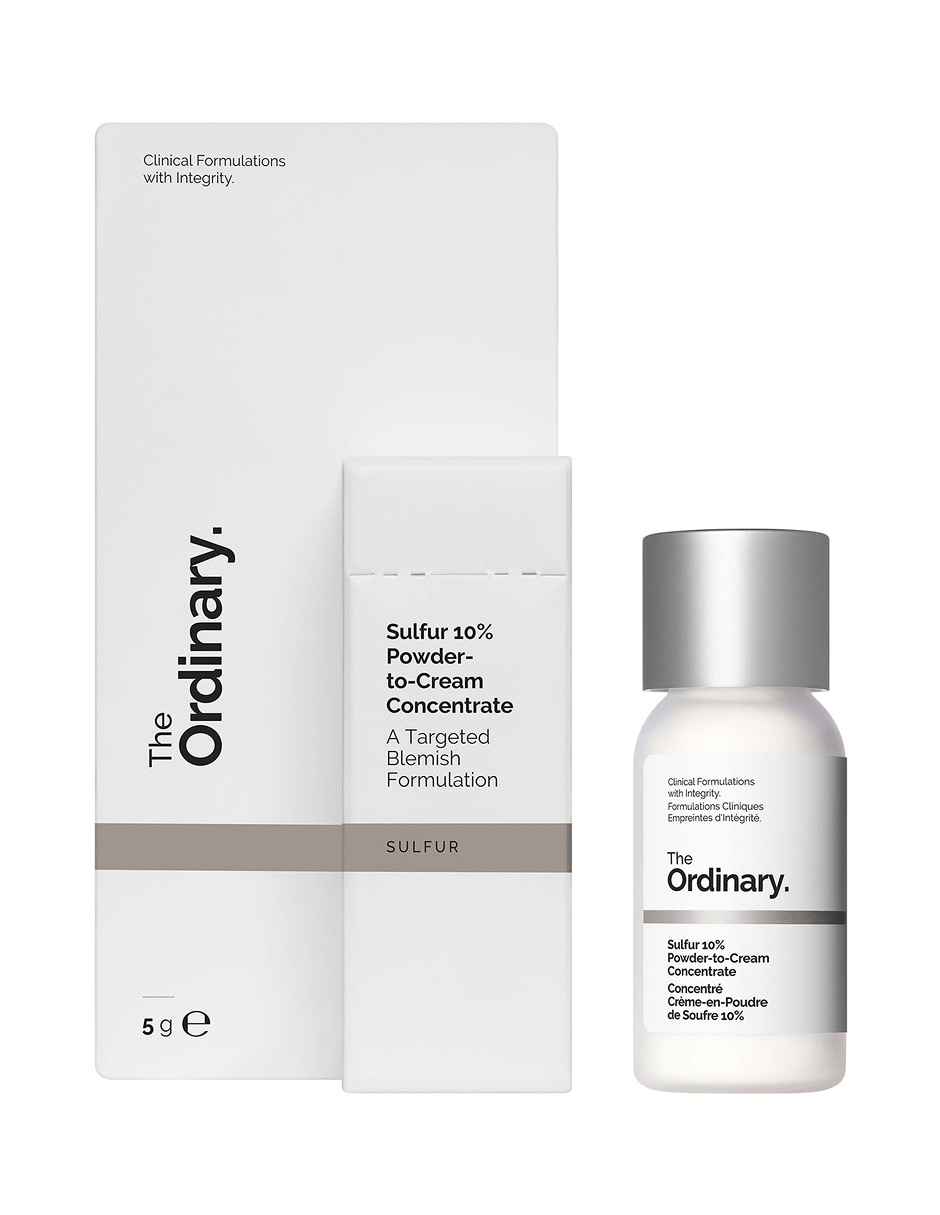 Tratamiento facial Sulfur 10% Powder-To-Cream Concentrate antiacné 2