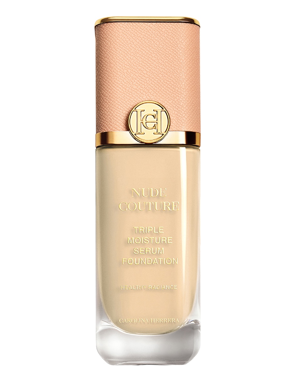 Base de maquillaje líquida Carolina Herrera Nude Couture Triple Moisture Serum Foundation luminoso Base de maquillaje líquida Carolina Herrera Nude Couture Triple Moisture Serum Foundation luminoso