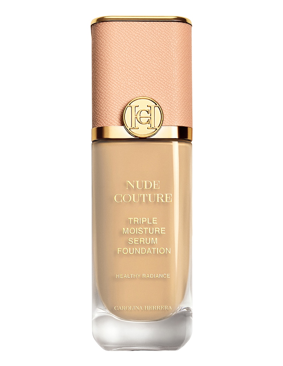 Base de maquillaje líquida Carolina Herrera Nude Couture Triple Moisture Serum Foundation luminoso Base de maquillaje líquida Carolina Herrera Nude Couture Triple Moisture Serum Foundation luminoso