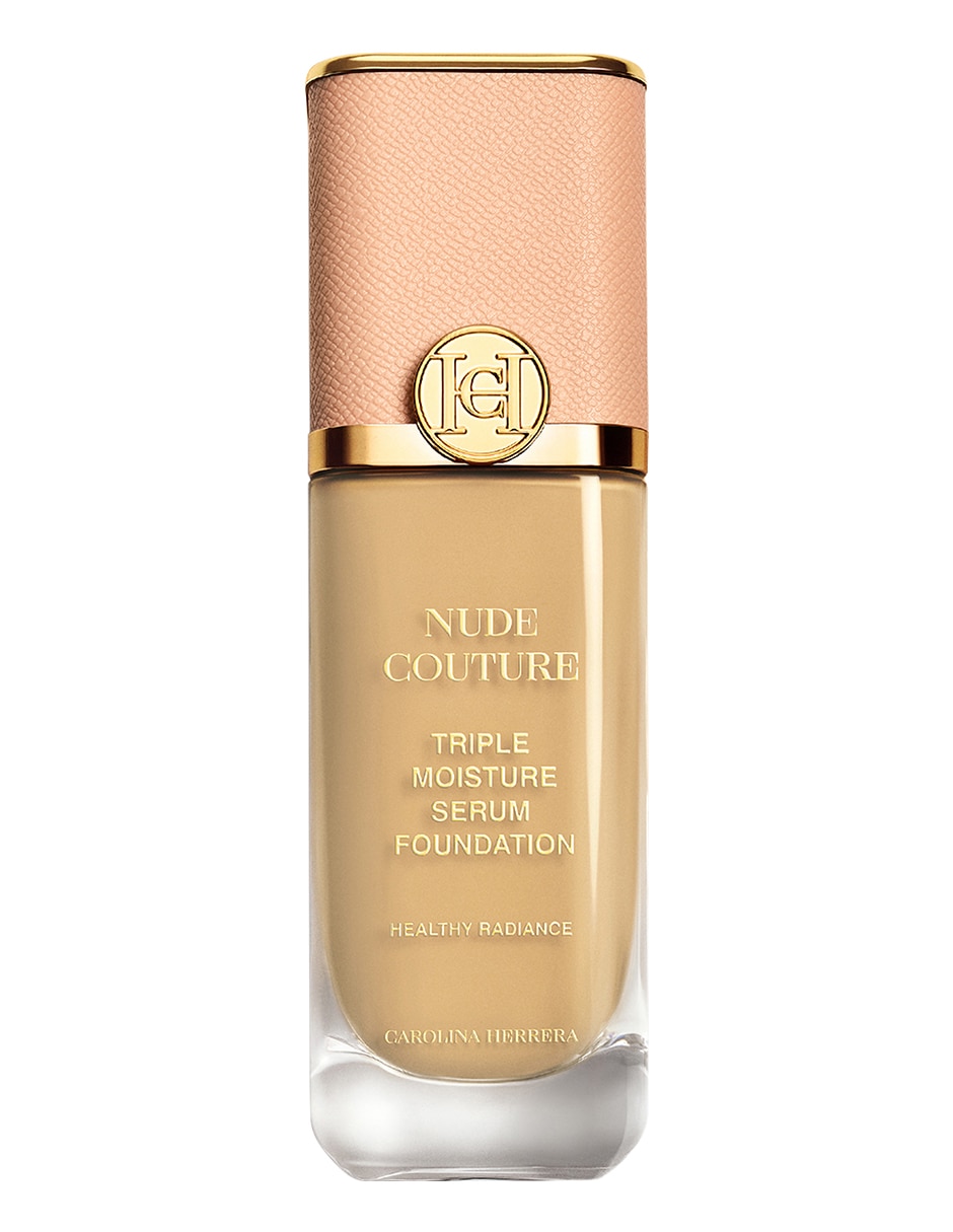 Base de maquillaje líquida Carolina Herrera Nude Couture Triple Moisture Serum Foundation luminoso Base de maquillaje líquida Carolina Herrera Nude Couture Triple Moisture Serum Foundation luminoso