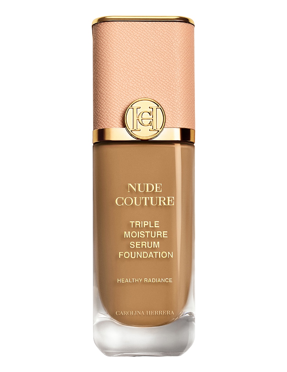 Base de maquillaje líquida Carolina Herrera Nude Couture Triple Moisture Serum Foundation luminoso Base de maquillaje líquida Carolina Herrera Nude Couture Triple Moisture Serum Foundation luminoso