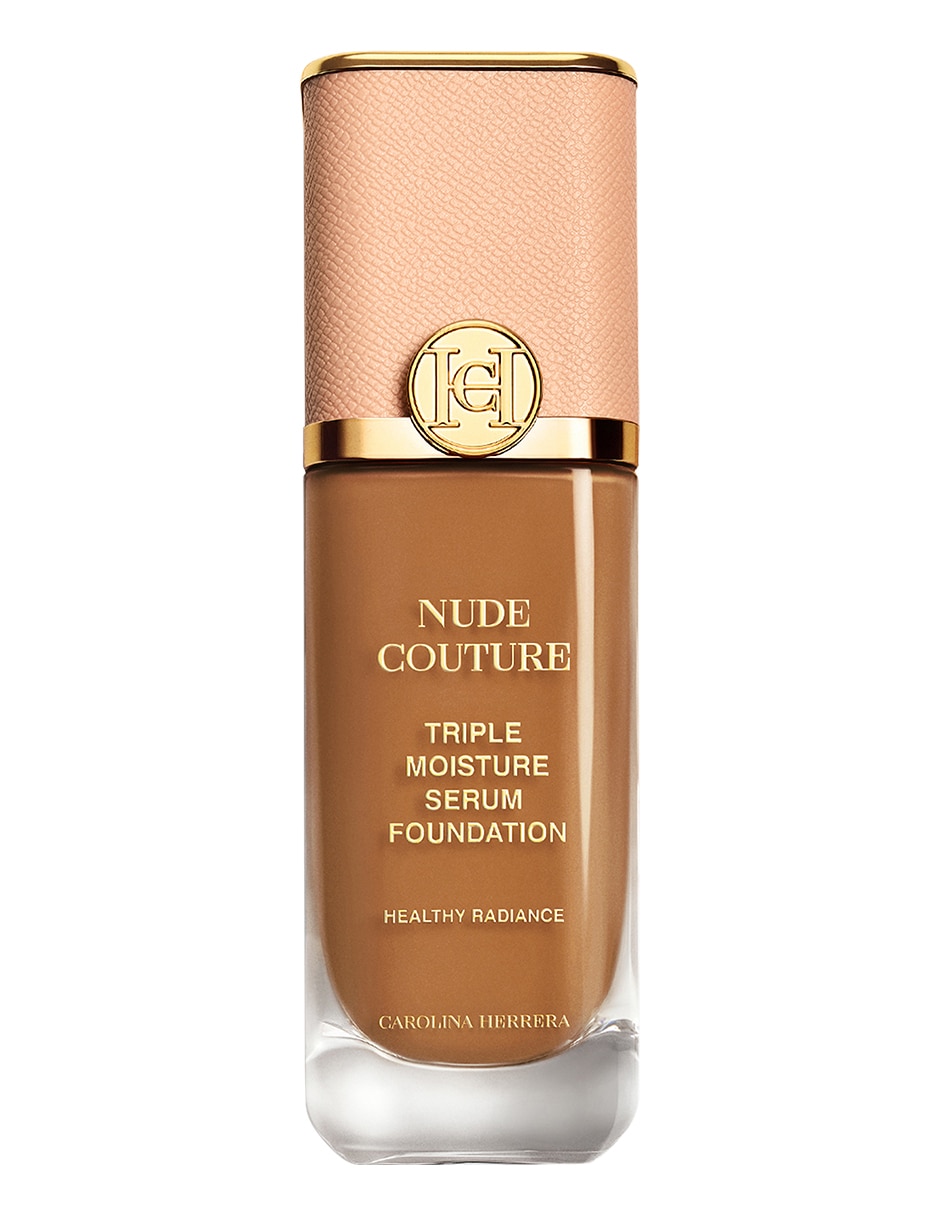 Base de maquillaje líquida Carolina Herrera Nude Couture Triple Moisture Serum Foundation luminoso Base de maquillaje líquida Carolina Herrera Nude Couture Triple Moisture Serum Foundation luminoso