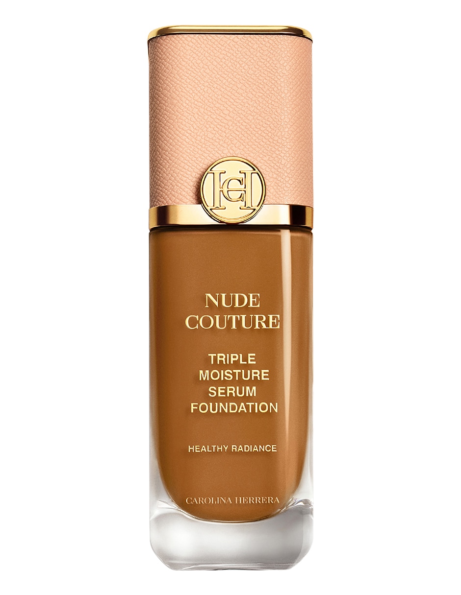 Base de maquillaje líquida Carolina Herrera Nude Couture Triple Moisture Serum Foundation luminoso Base de maquillaje líquida Carolina Herrera Nude Couture Triple Moisture Serum Foundation luminoso