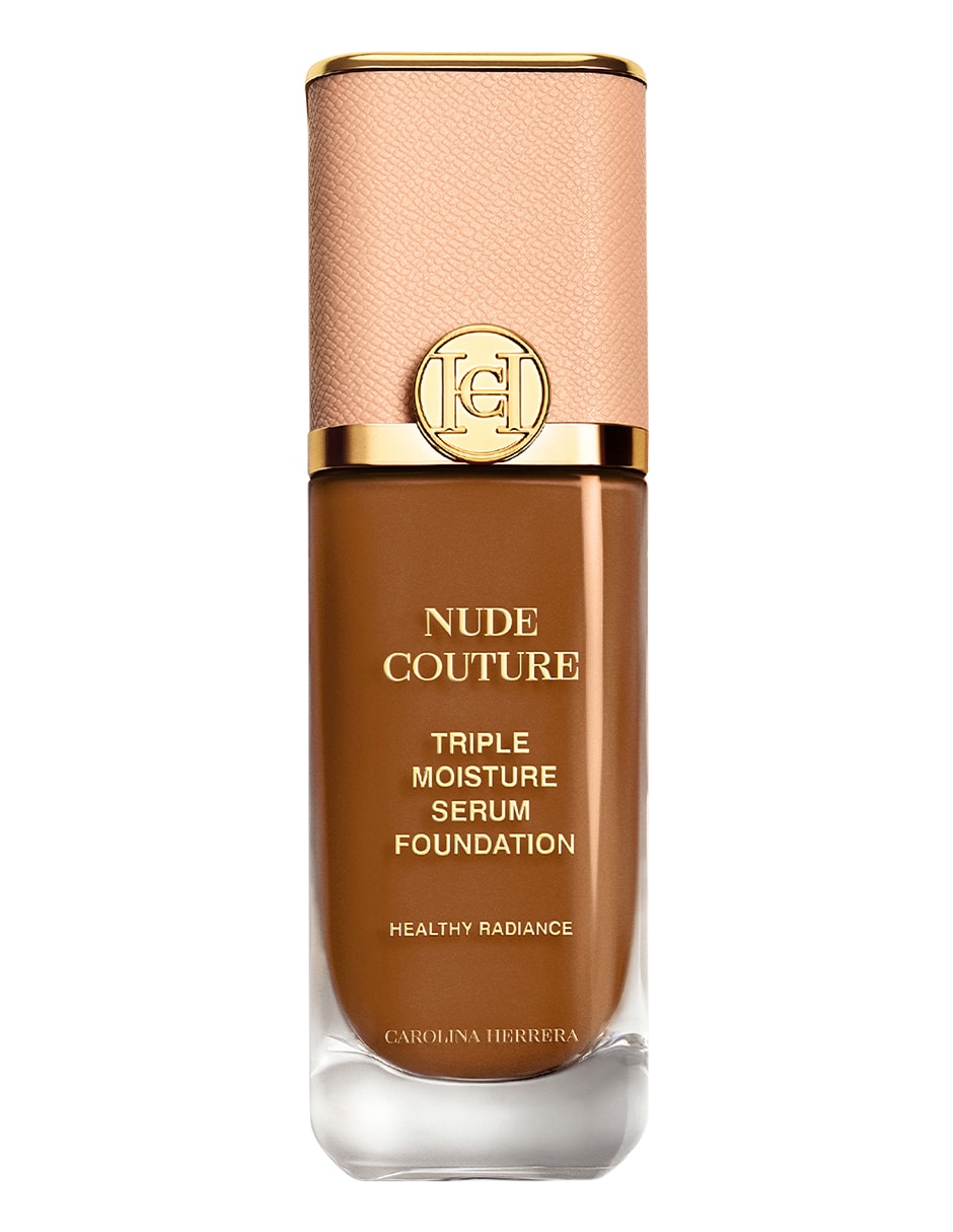 Base de maquillaje líquida Carolina Herrera Nude Couture Triple Moisture Serum Foundation luminoso Base de maquillaje líquida Carolina Herrera Nude Couture Triple Moisture Serum Foundation luminoso