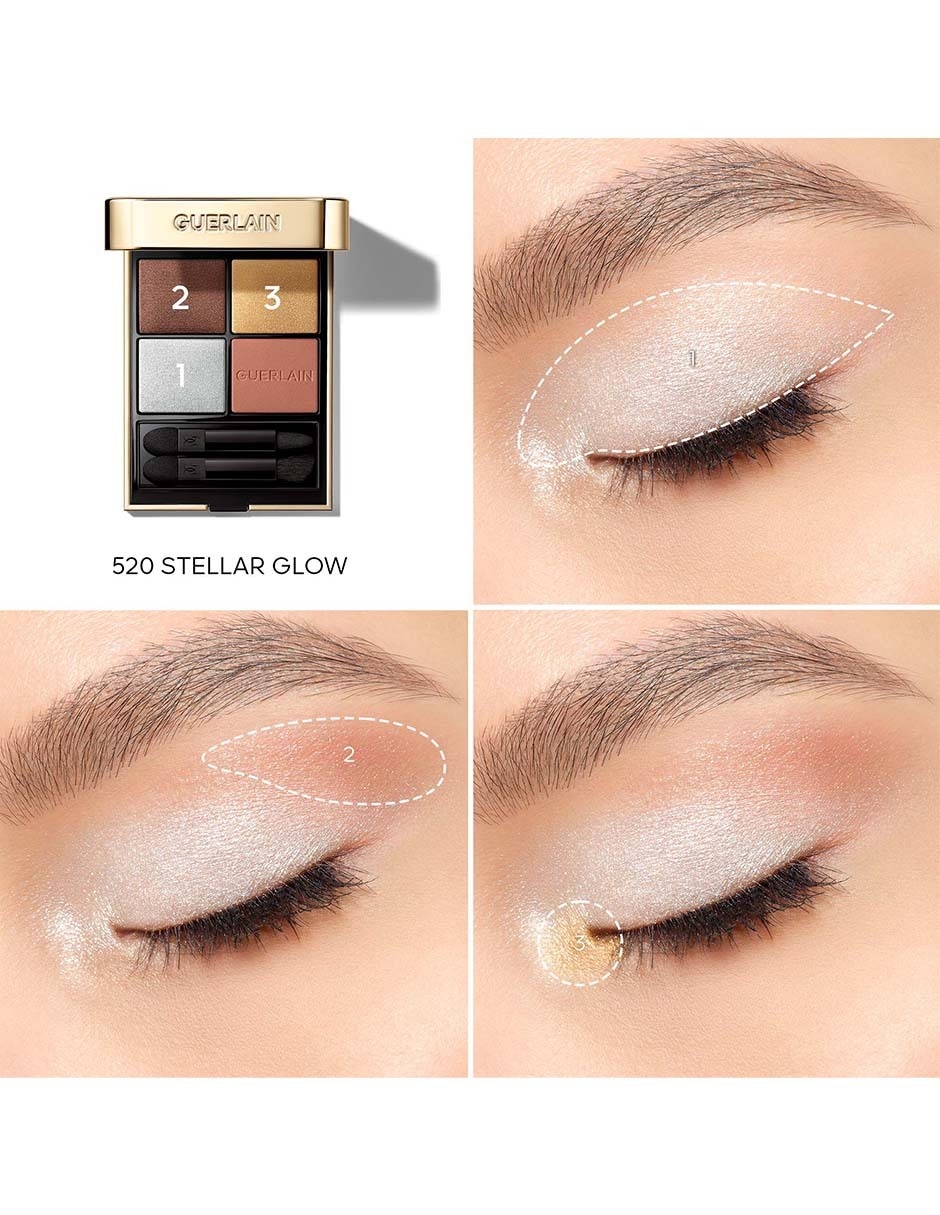 Paleta de sombras Ombres G 4 tonos 2