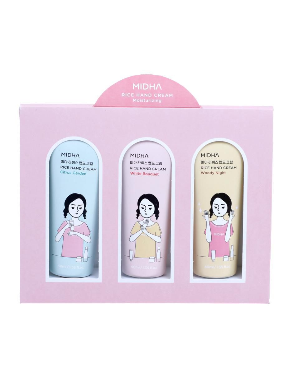 Set crema para para manos recomendada para humectar de día y noche para todo tipo piel