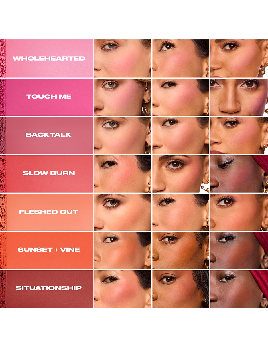 Blush en polvo compacto Face Bond Blush 6