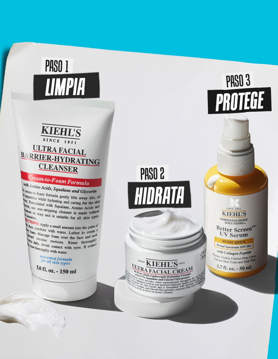 Limpiador facial Ultra Facial Barrier-Hydrating Kiehl's Cleanser para desmaquillar