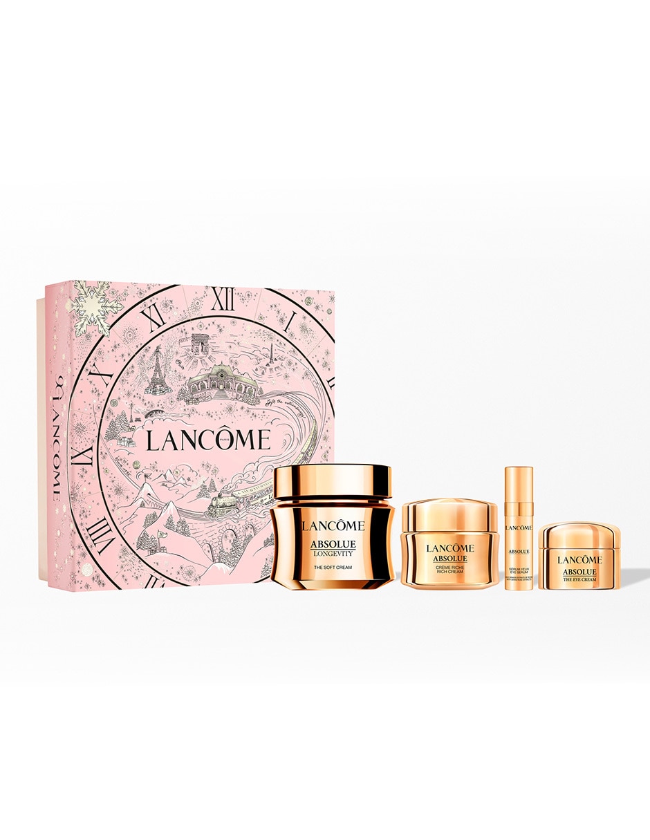 Set tratamiento facial de regalo absolue the soft cream 60 ml edición limitada antiedad Lancôme Xmas