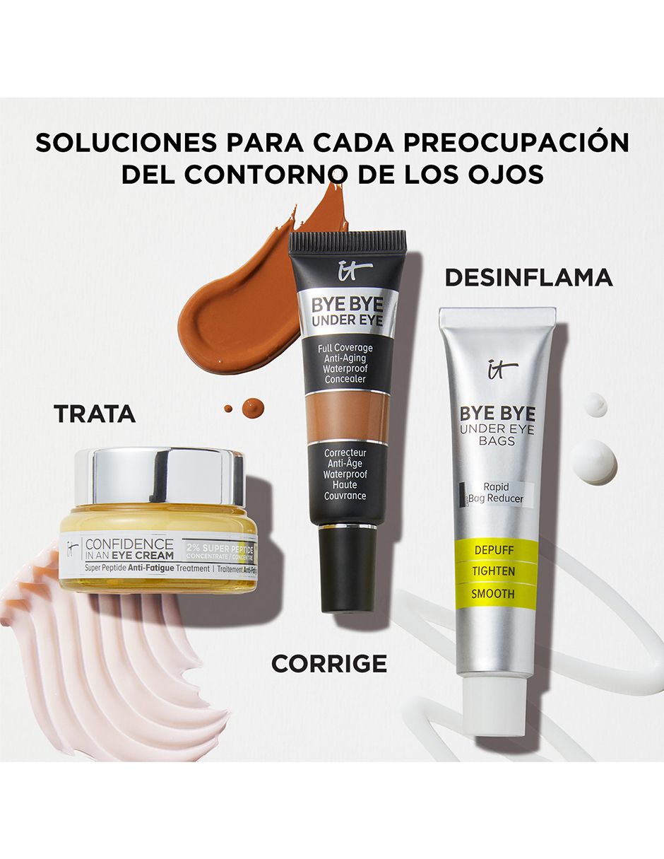 Crema para contorno de ojos recomendada para desinflamar y relajar Día y noche It Cosmetics todo tipo piel