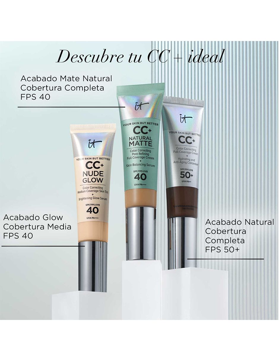 Base de maquillaje líquida YSBB CC+ Natural mate 2
