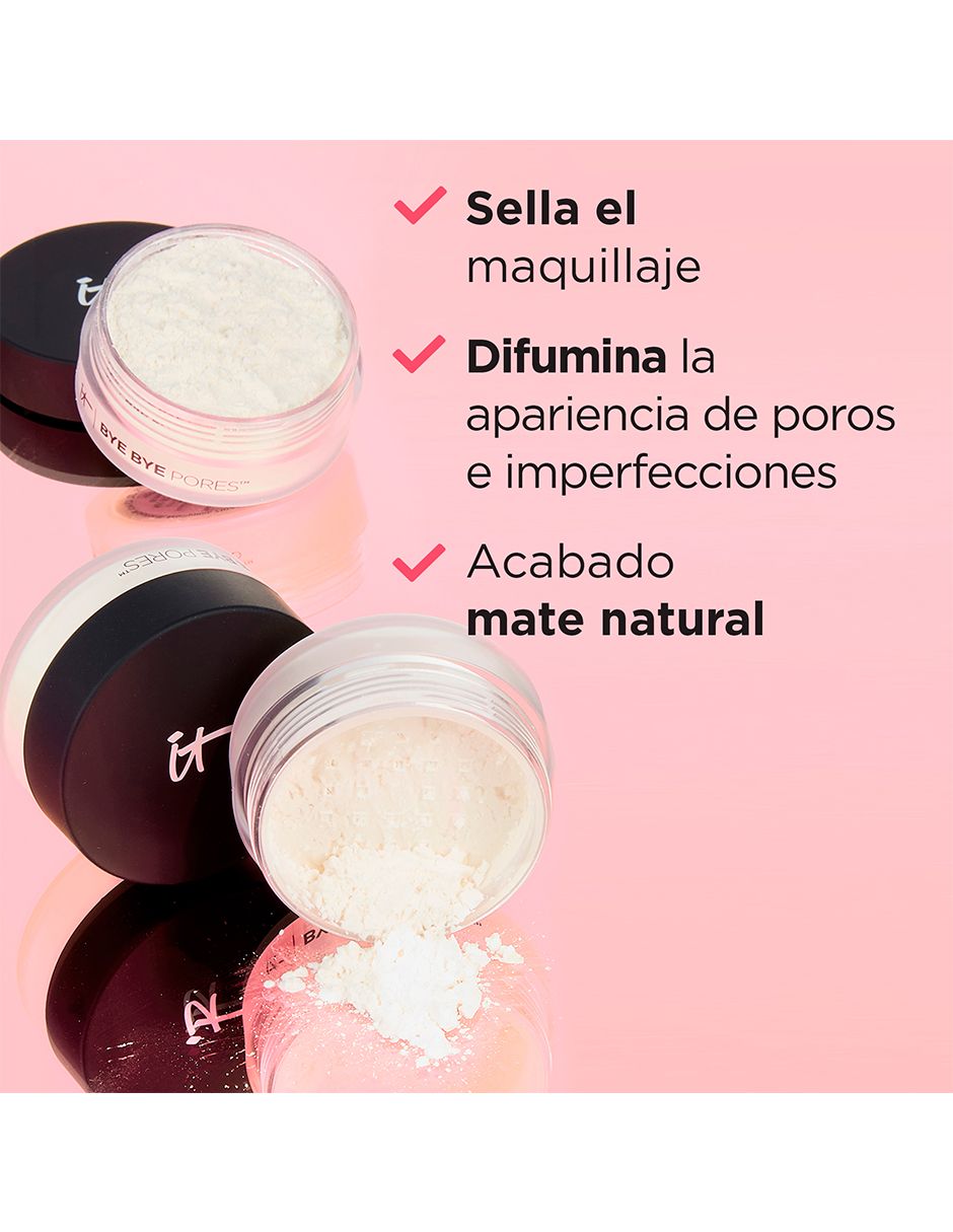 Polvo traslúcido it cosmetics BB Pores Poreless Finish