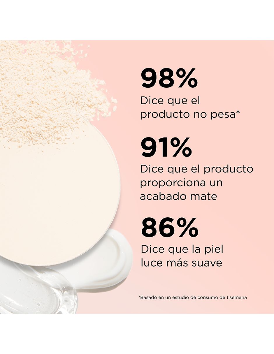 Polvo compacto traslúcido