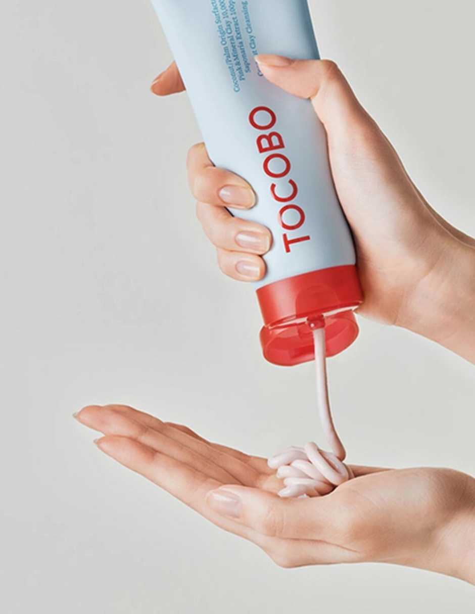 Limpiador facial Coconut Clay Cleansing Foam Tocobo para purificar