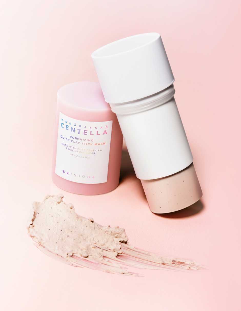 Mascarilla facial Centella Poremizing Quick Clay Stick Mask para exfoliar Skin1004