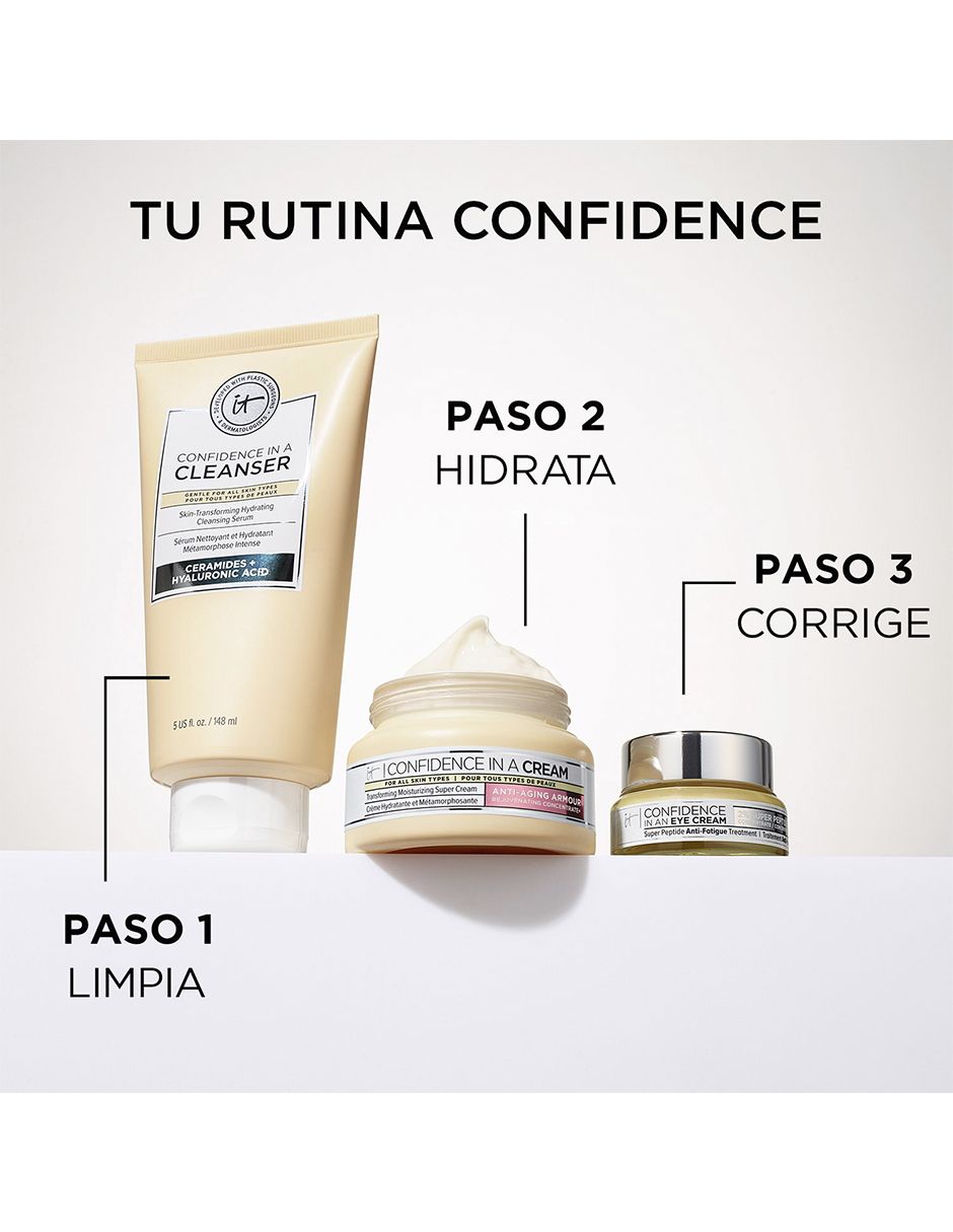 Crema facial recomendada para hidratar de día y noche CONFIDENCE IN A CREAM para todo tipo piel 6