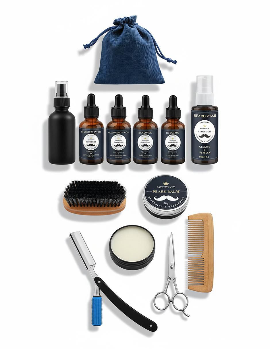 Kit de afeitado Genérica de 9 piezas 2