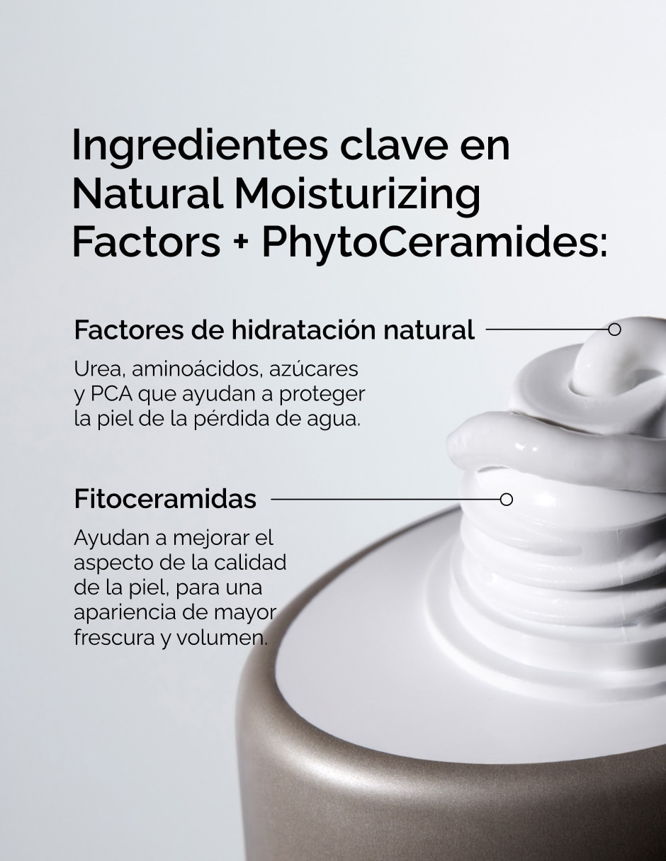 Tratamiento facial Crema Hidratante Natural Moisturizing Factors + PhytoCeramides 10 ml The Ordinary