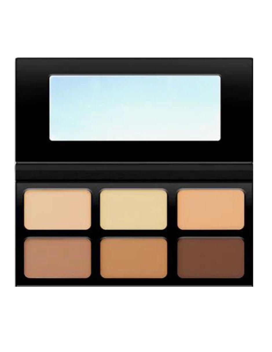 Paleta de blush, iluminador y bronzer paleta de contorno en polvo 1