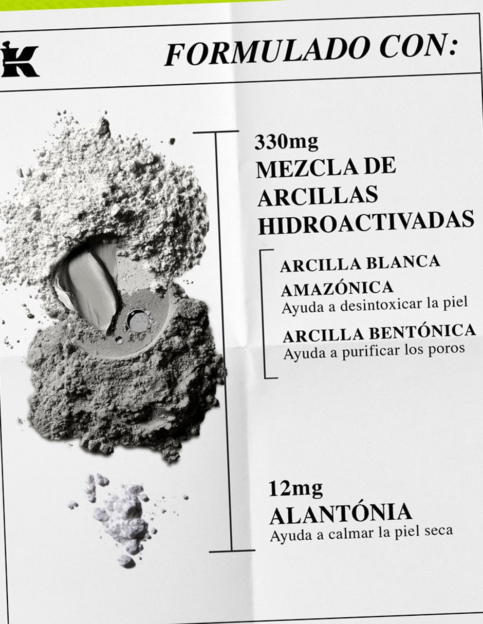 Mascarilla facial rare earth mask para limpiar 28 ml 3