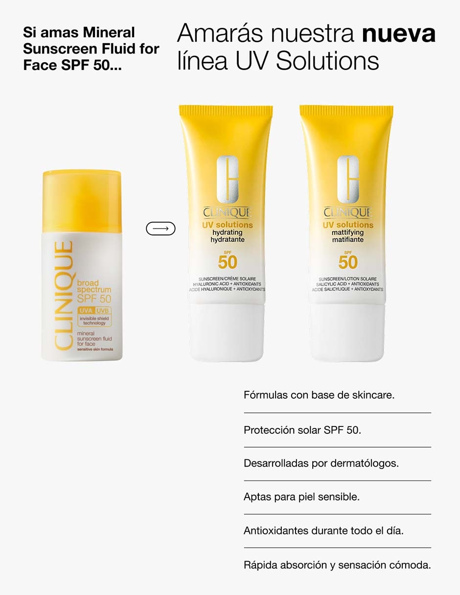 Protector solar FPS 50 Clinique UV Solutions Mattifying Clinique 30 ml