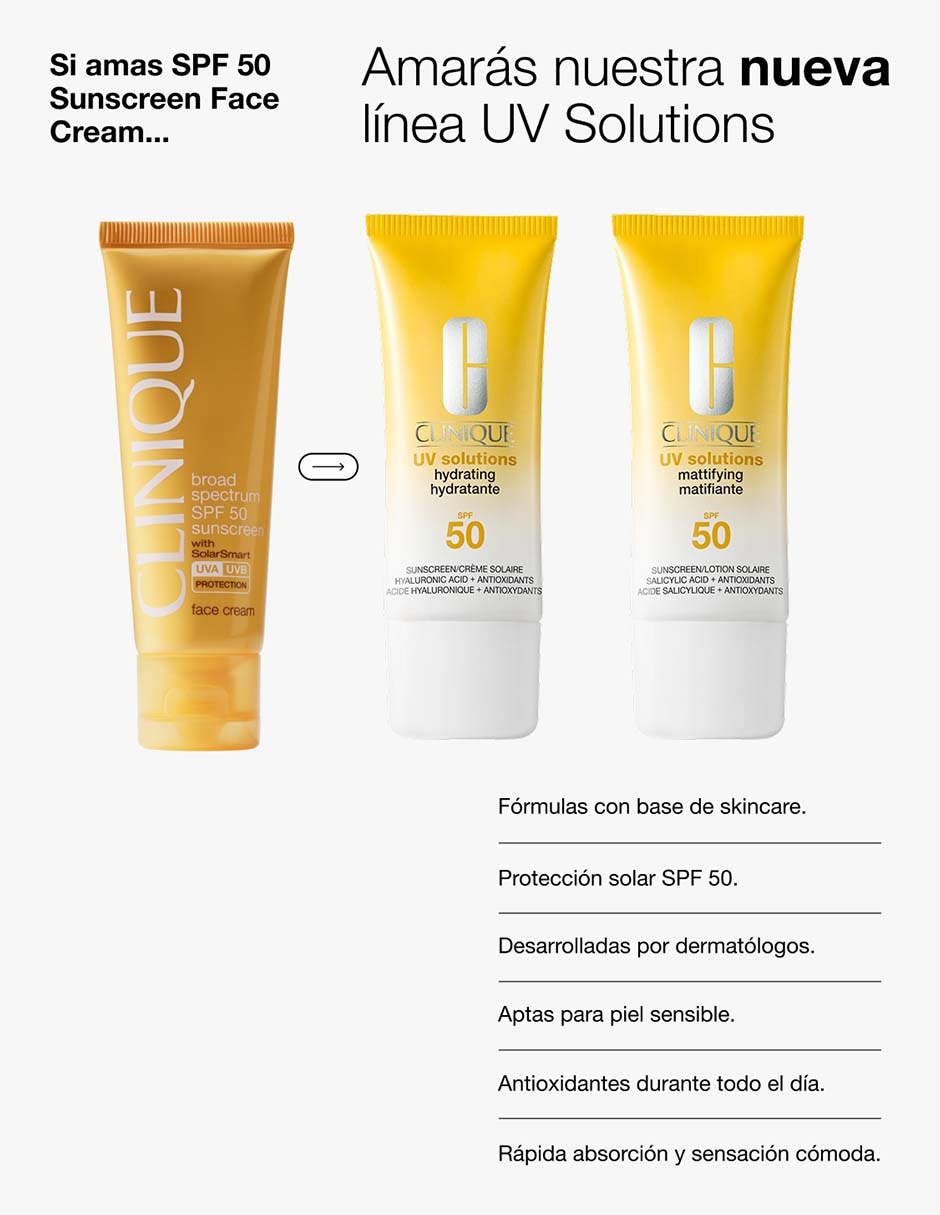 Protector solar FPS 50 Clinique UV Solutions Mattifying Clinique 30 ml