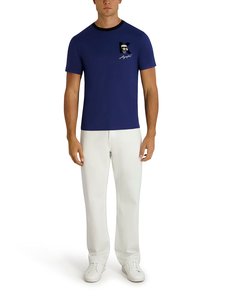 Playera cuello redondo para hombre 1