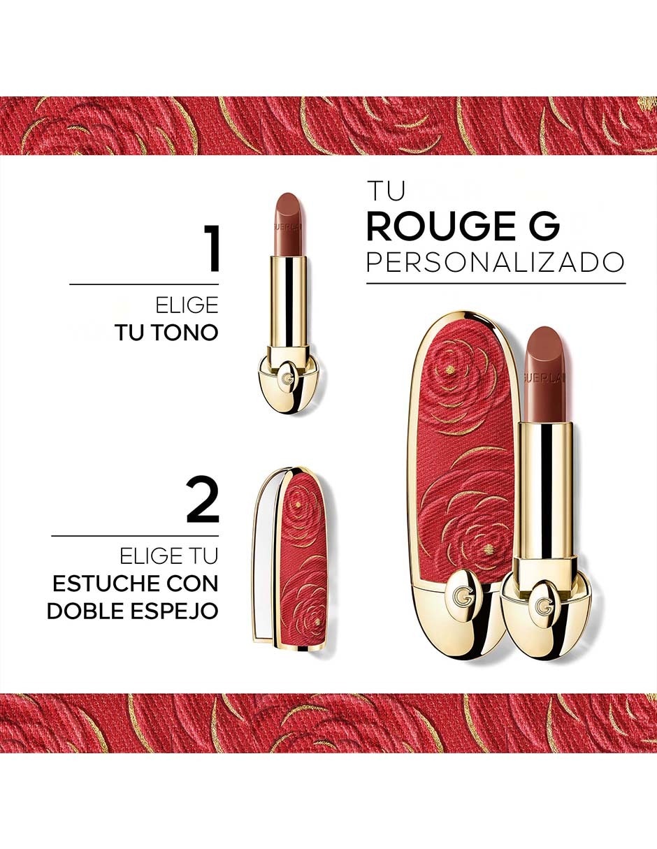 Tapa para labial Guerlain Rouge G Red Rose