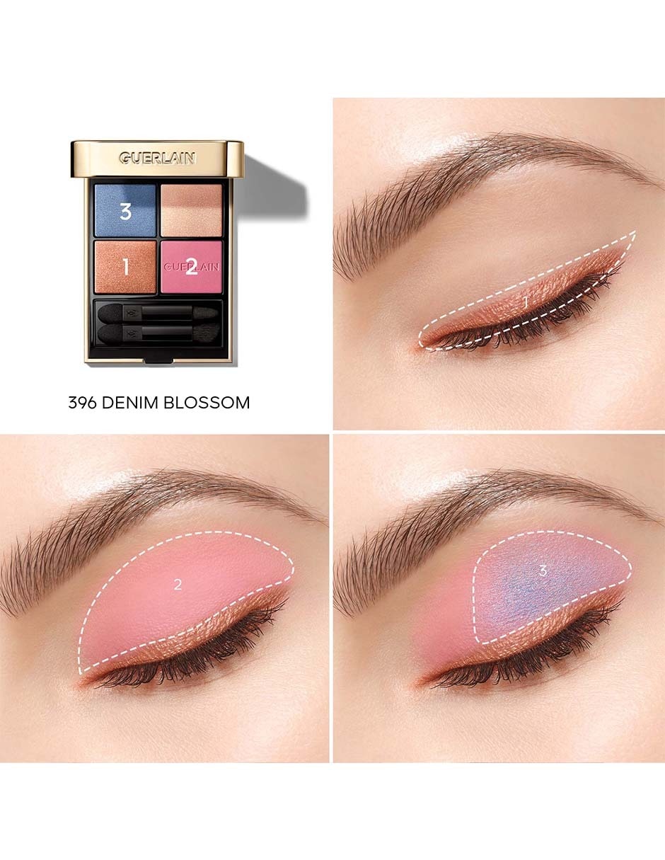 Paleta de sombras Ombres G 4 tonos 3