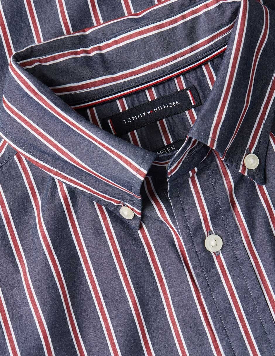 Camisa casual de algodón manga larga para hombre 4