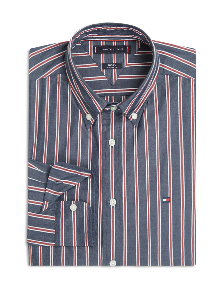 Camisa casual de algodón manga larga para hombre 2