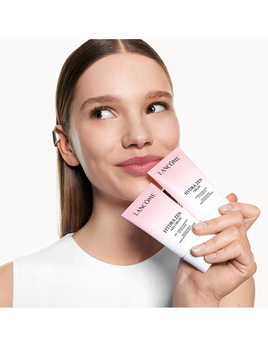 Crema facial recomendada para hidratar de día y noche hydra zen gel cream lanc me para todo tipo de piel