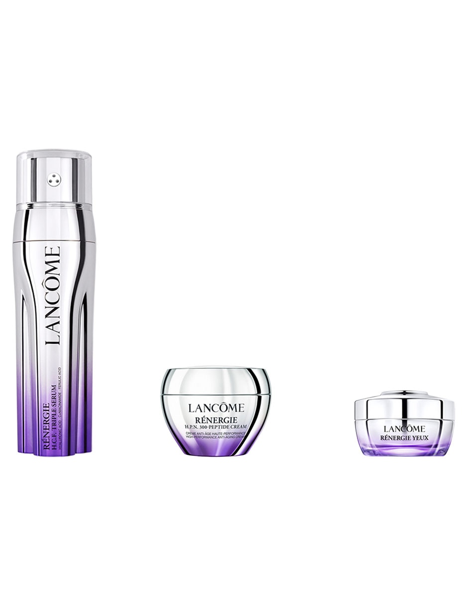 Set tratamiento facial lancªme set de regalo rénergie h.c.f. Triple serum 50 ml antiedad lancªme mamás 3