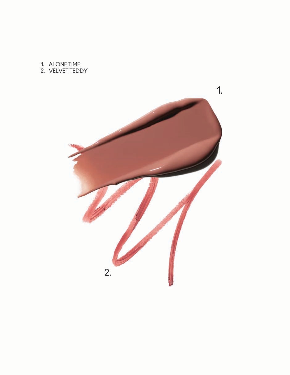 Set brillo labial satinado