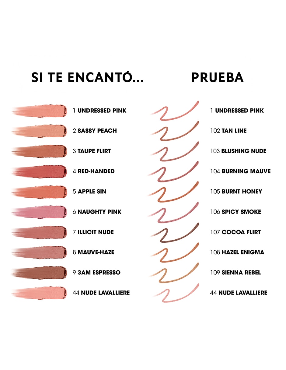 Maquillaje lápiz para labios mate yves saint laurent lovenude kiss shaper