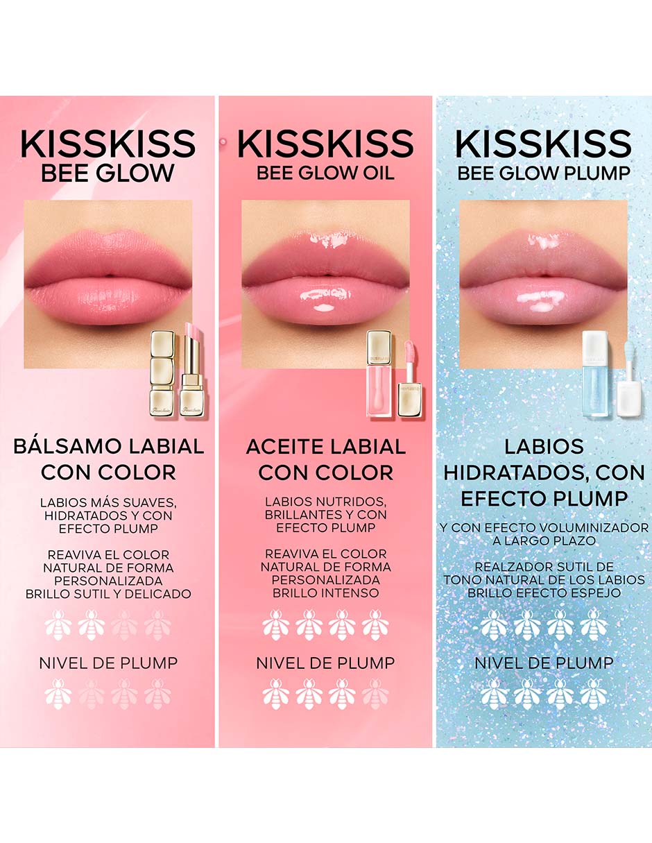Aceite para labios brillante KissKiss 6