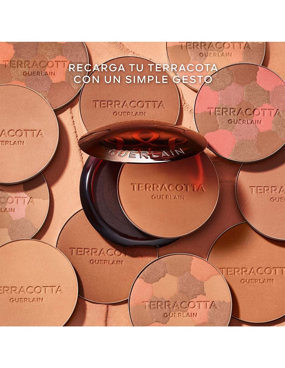 Paleta de blush iluminador y bronzer TERRACOTTA 12