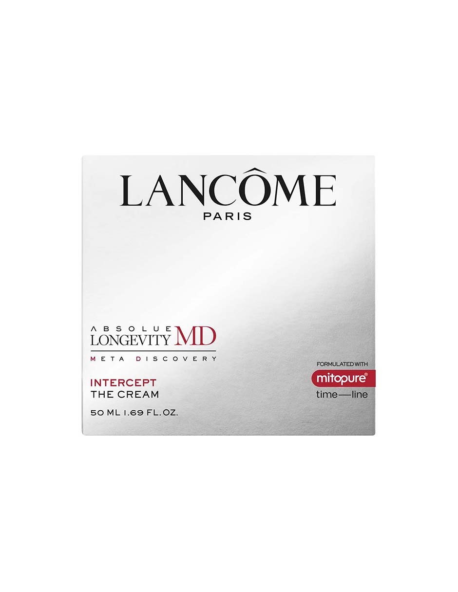 Crema facial recomendada para prevenir signos de la edad de día y noche Lancôme Absolue longevity MD para todo tipo de piel 4