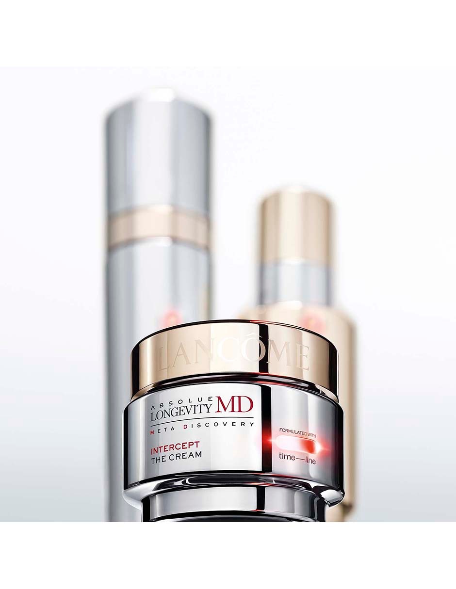 Crema facial recomendada para prevenir signos de la edad de día y noche Lancôme Absolue longevity MD para todo tipo de piel