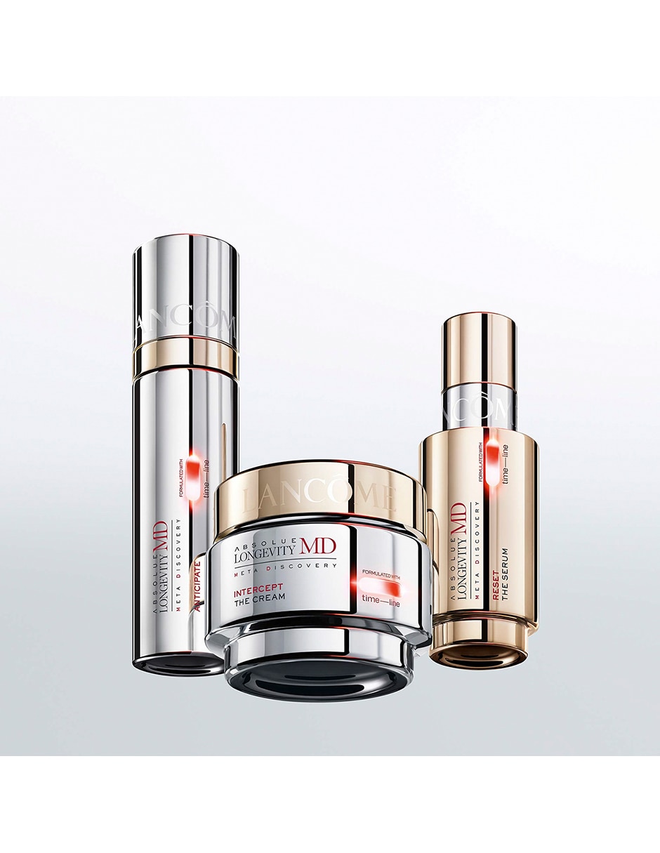Crema facial recomendada para prevenir signos de la edad de día y noche Lancôme Absolue Longevity MD para todo tipo piel