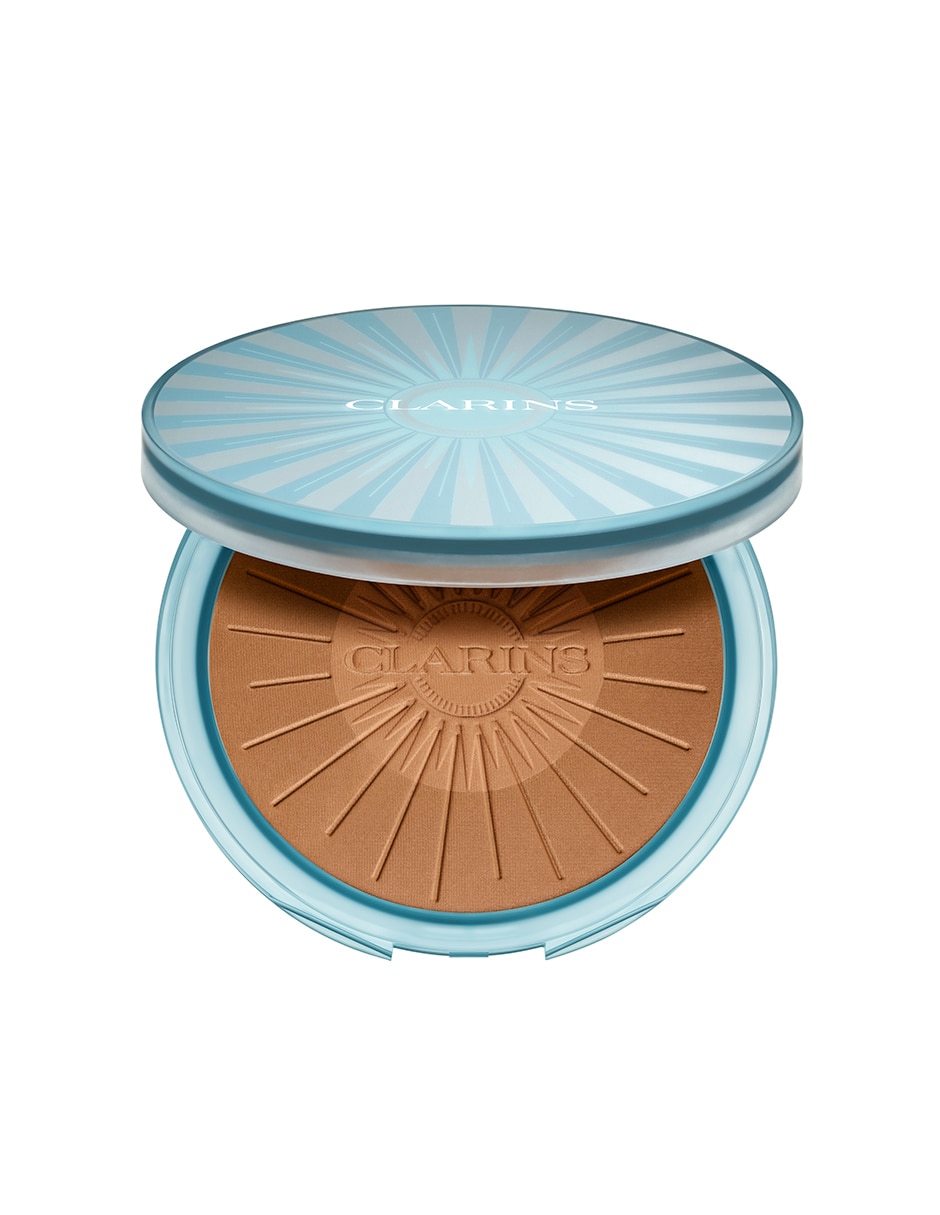 Base de maquillaje polvo compacto clarins natural